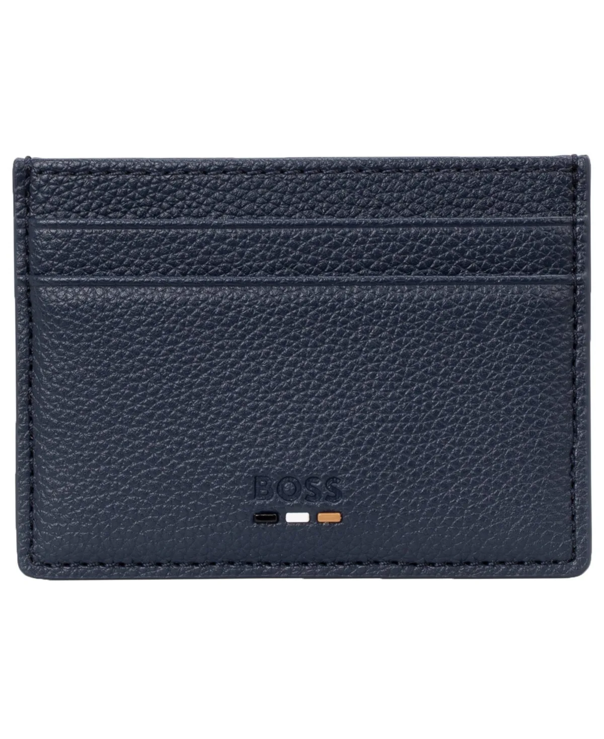 Ray_S Card N. Minimalist 5-Slot Faux Leather Card Case by Hugo Boss