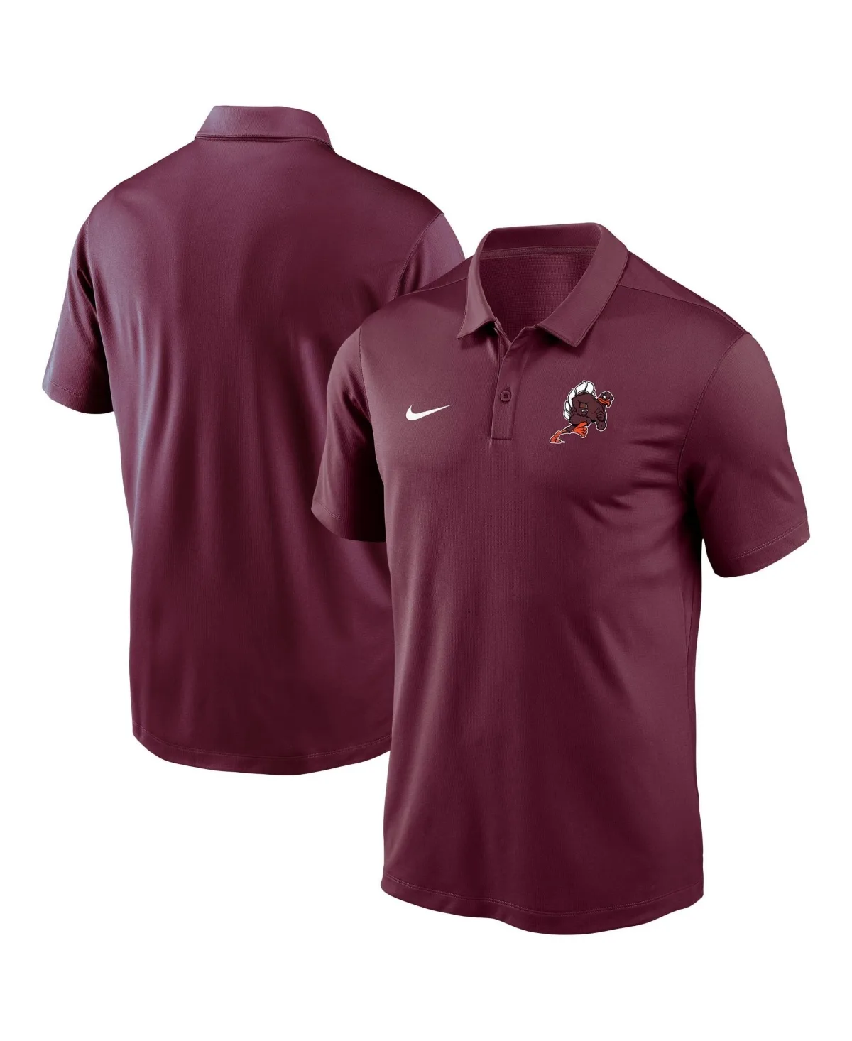 Virginia Tech Hokies Rushing Hokie Polo Shirt by Nike
