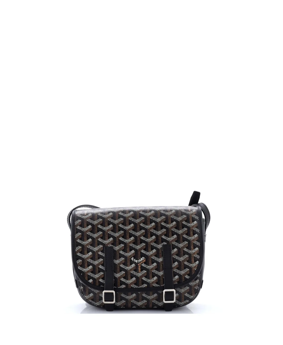 Pre-Owned Goyard Pm Belvedere Messenger Bag Coated Canvas