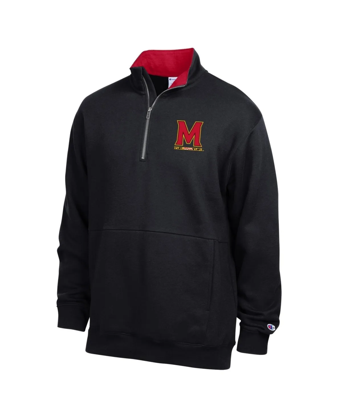 Maryland Terrapins Fleece Quarter-Zip Pullover Sweatshirt by Champion