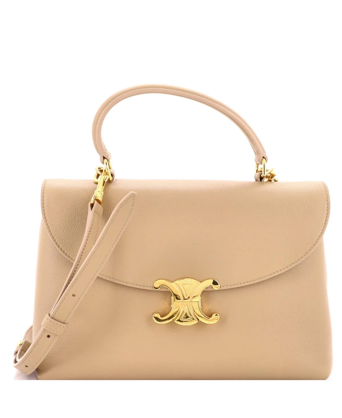 Pre-Owned Medium Nino Top Handle Bag Leather by Celine