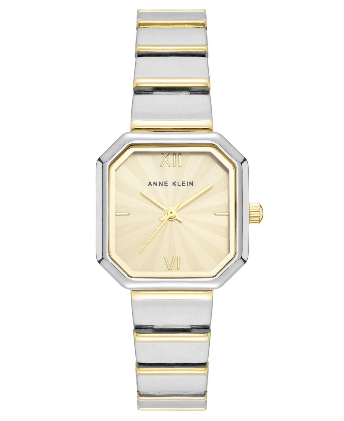 Quartz Two-Tone Alloy Metal Bracelet Watch 25mm x 24mm by Anne Klein