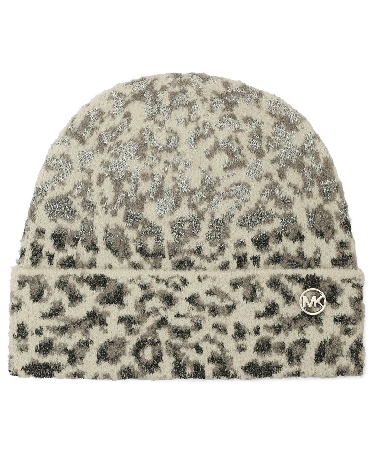 Metallic Ombre Leopard Cuff Hat by MICHAEL Michael Kors