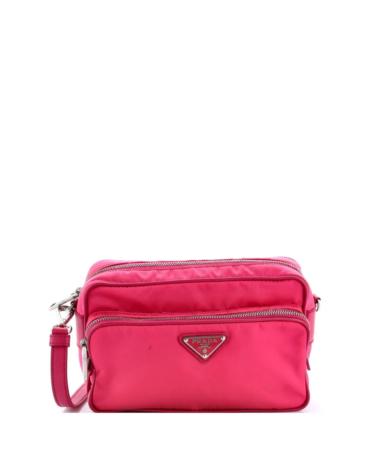 Pre-Owned Prada Medium Front Pocket Camera Bag Tessuto by Prada