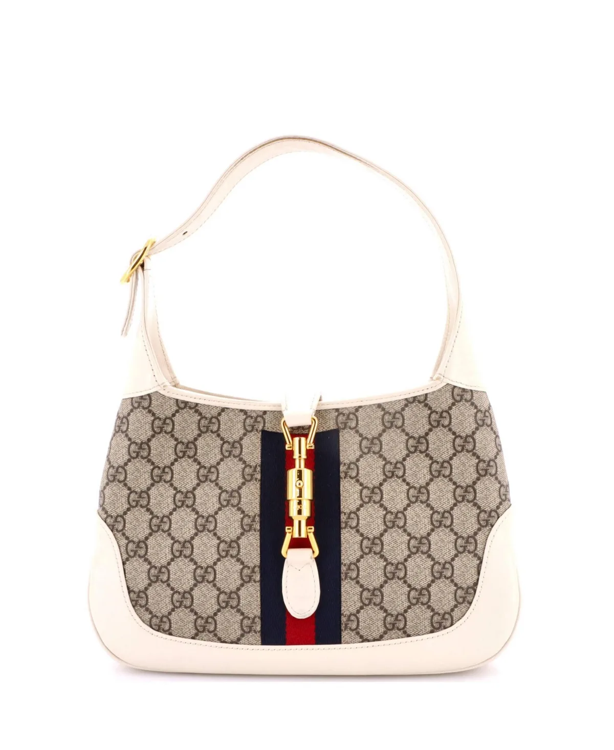 Pre-Owned Small Jackie 1961 Hobo Gg Coated Canvas