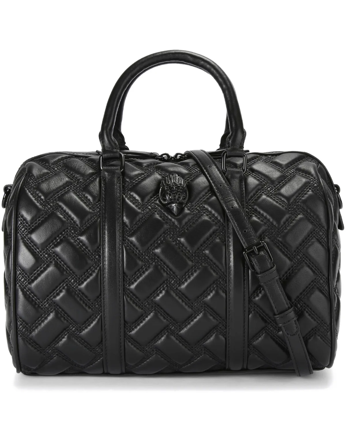 Kensington Drench Boston Quilted Medium Satchel Handbag