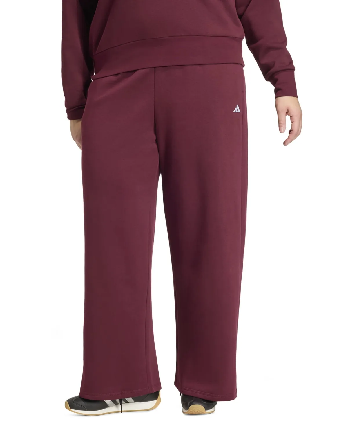 Essentials Fleece Mid-Rise Sweatpants by adidas