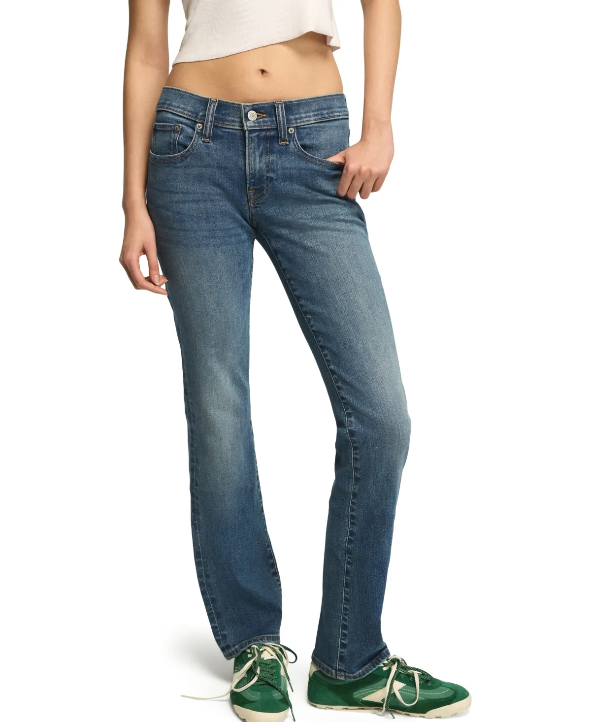 Sweet Mid-Rise Straight-Leg Jeans by Lucky Brand