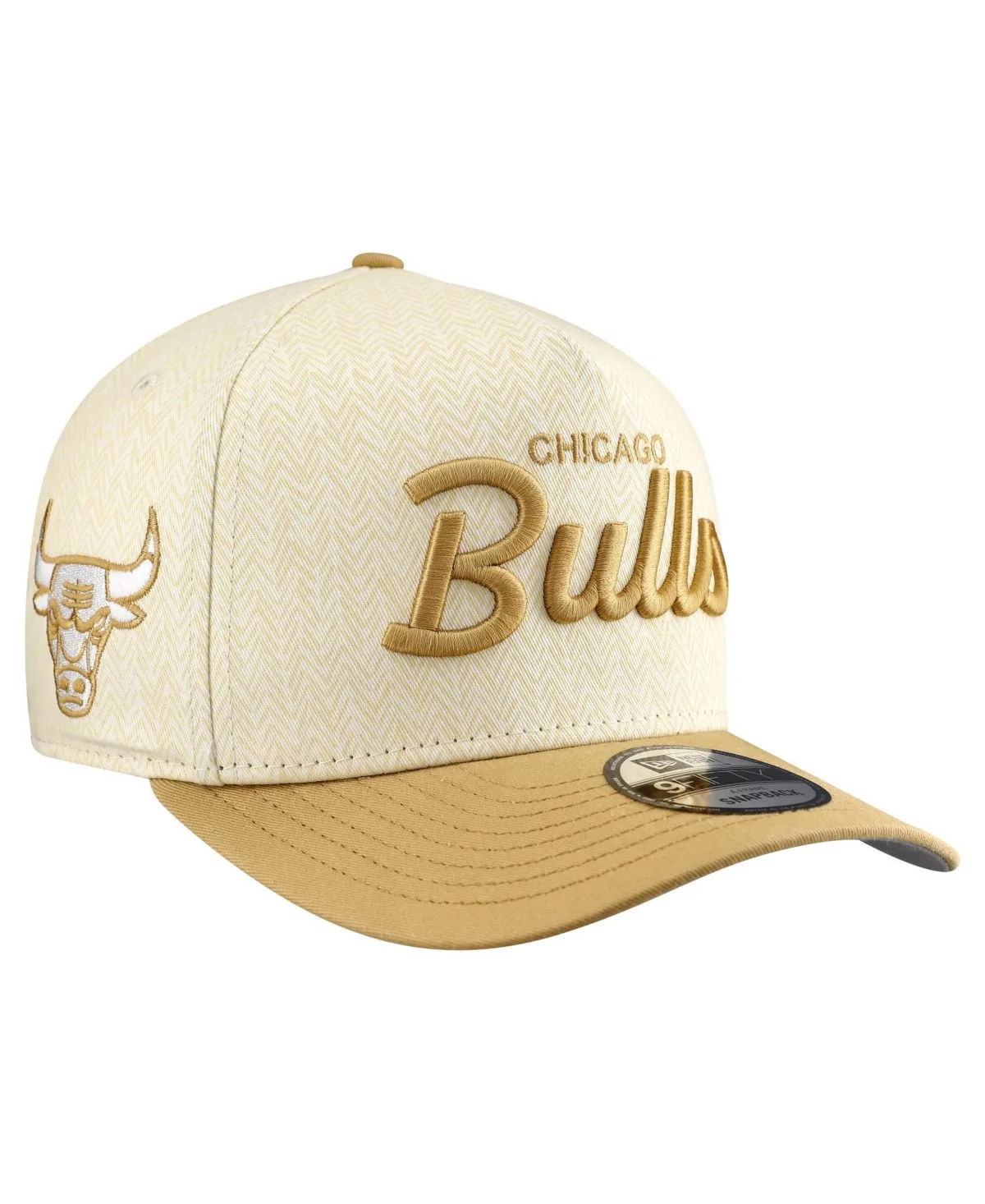 Chicago Bulls Herringbone 9FIFTY A-Frame Snapback Hat by New Era
