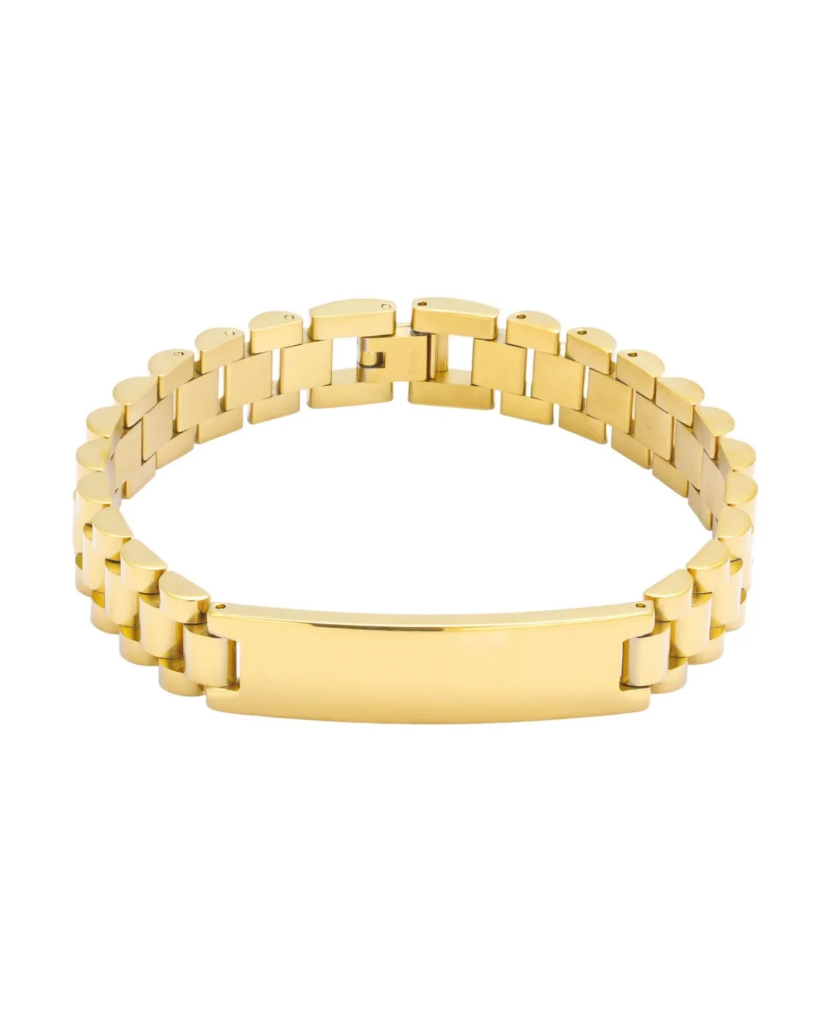 Gold-Tone Stainless Steel Link & Chain Bracelet by Adornia