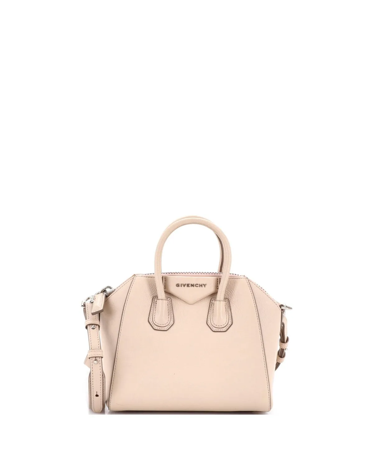 Pre-Owned Givenchy Mini Antigona Bag Leather by GIVENCHY