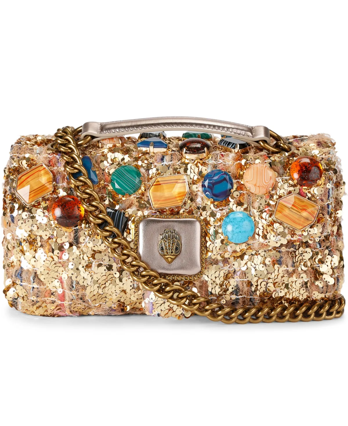 Medium Pimlico Embellished Shoulder Handbag by Kurt Geiger