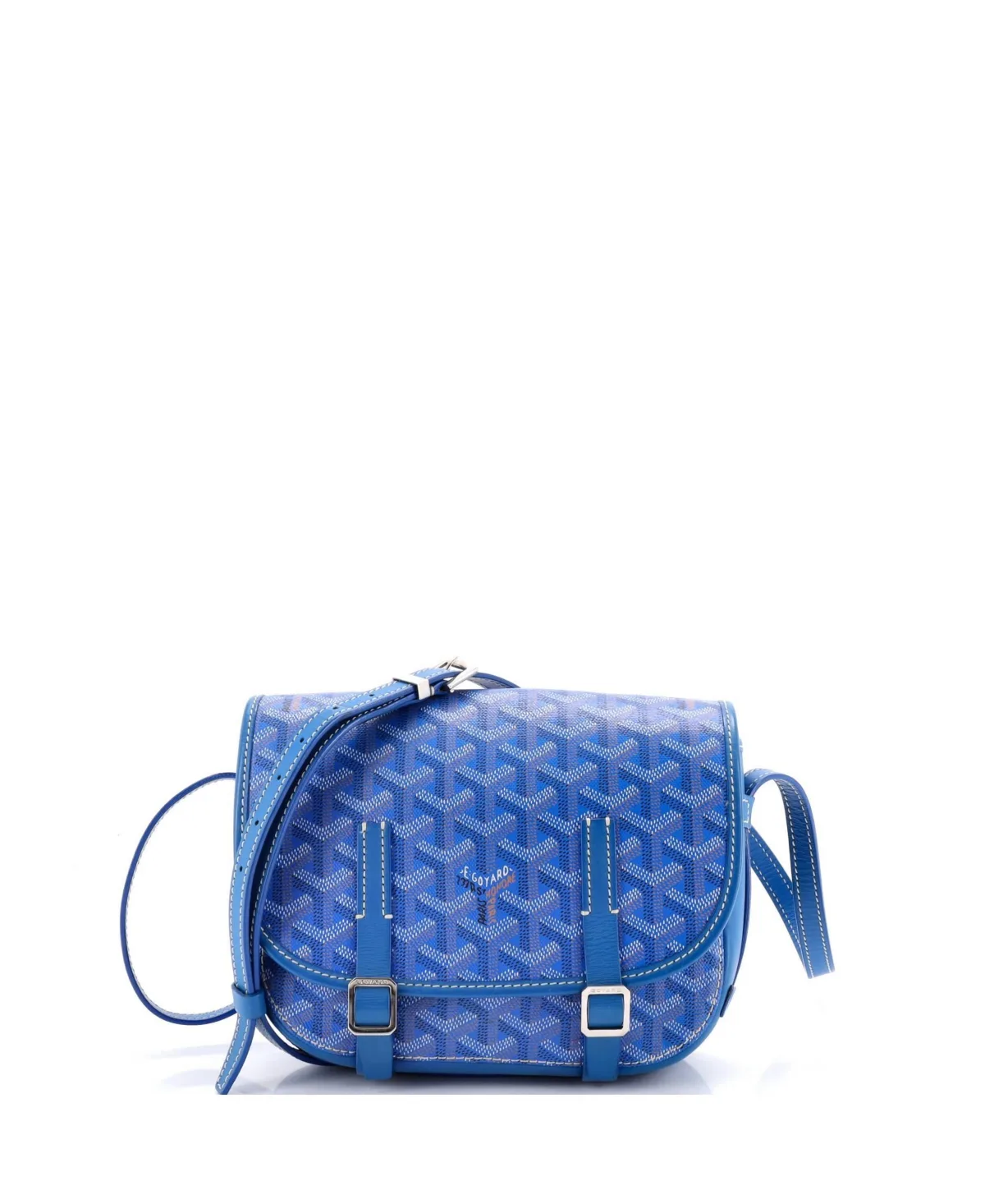 Pre-Owned Goyard Pm Belvedere Messenger Bag Coated Canvas