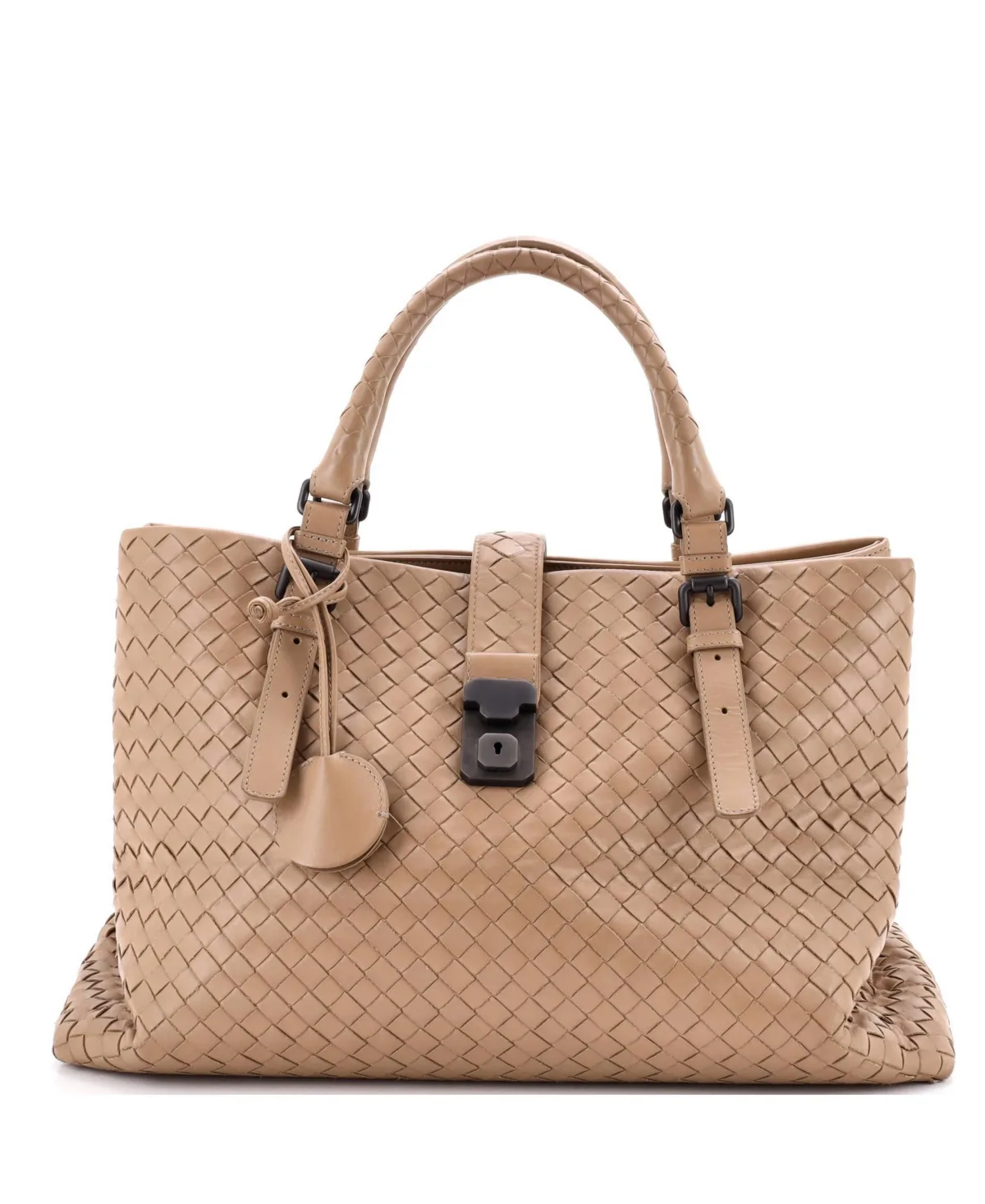 Pre-Owned Bottega Veneta Medium Roma Bag Intrecciato Nappa