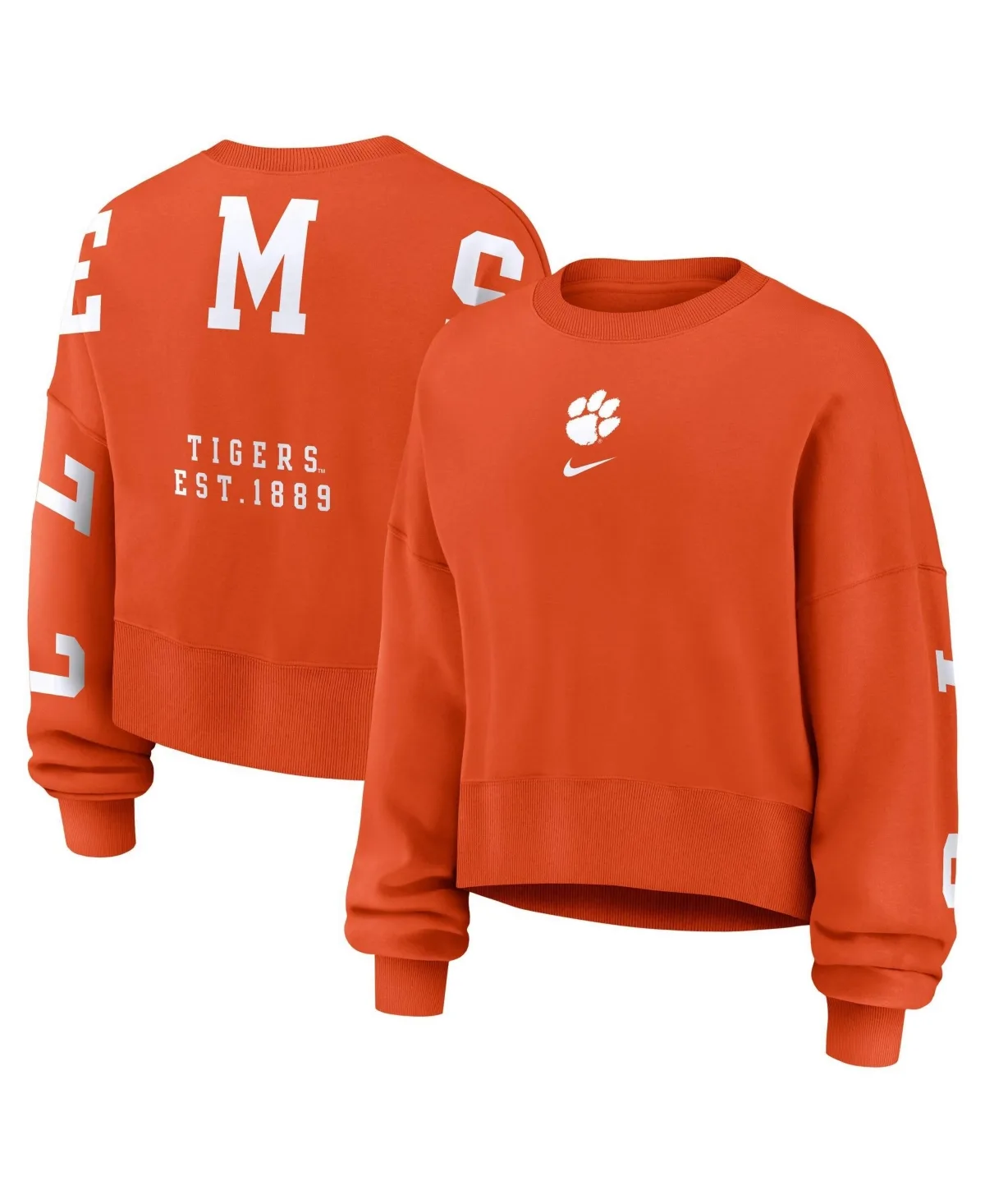Clemson Tigers Oversized Phoenix Pullover Sweatshirt by Nike