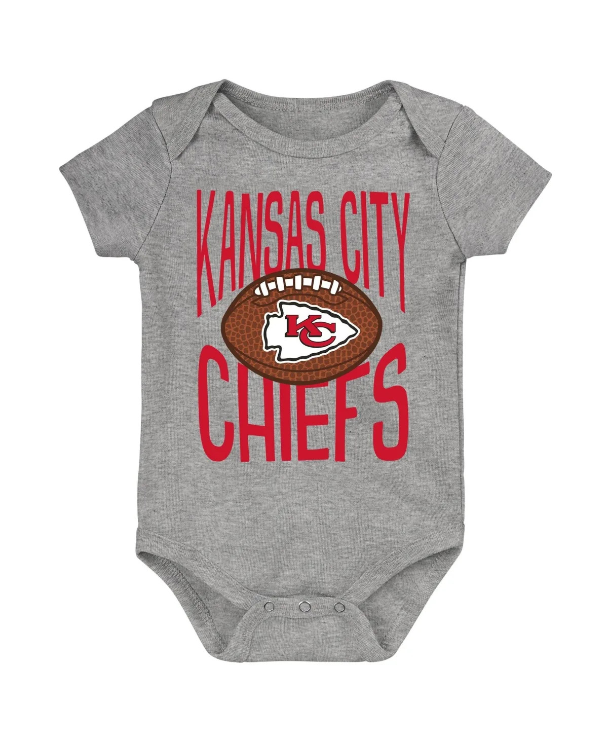 For the Ball Kansas City Chiefs Short-Sleeve Bodysuit by Outerstuff