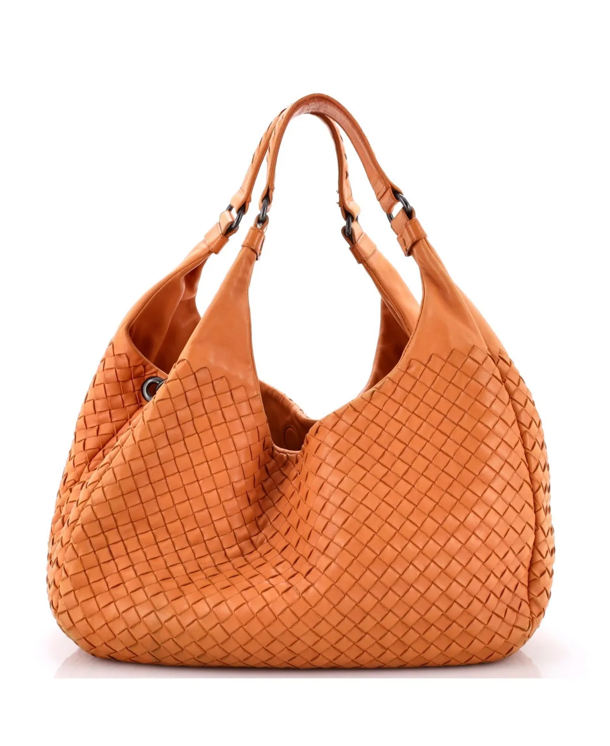 Pre-Owned Small Campana Hobo Intrecciato Nappa by Bottega Veneta