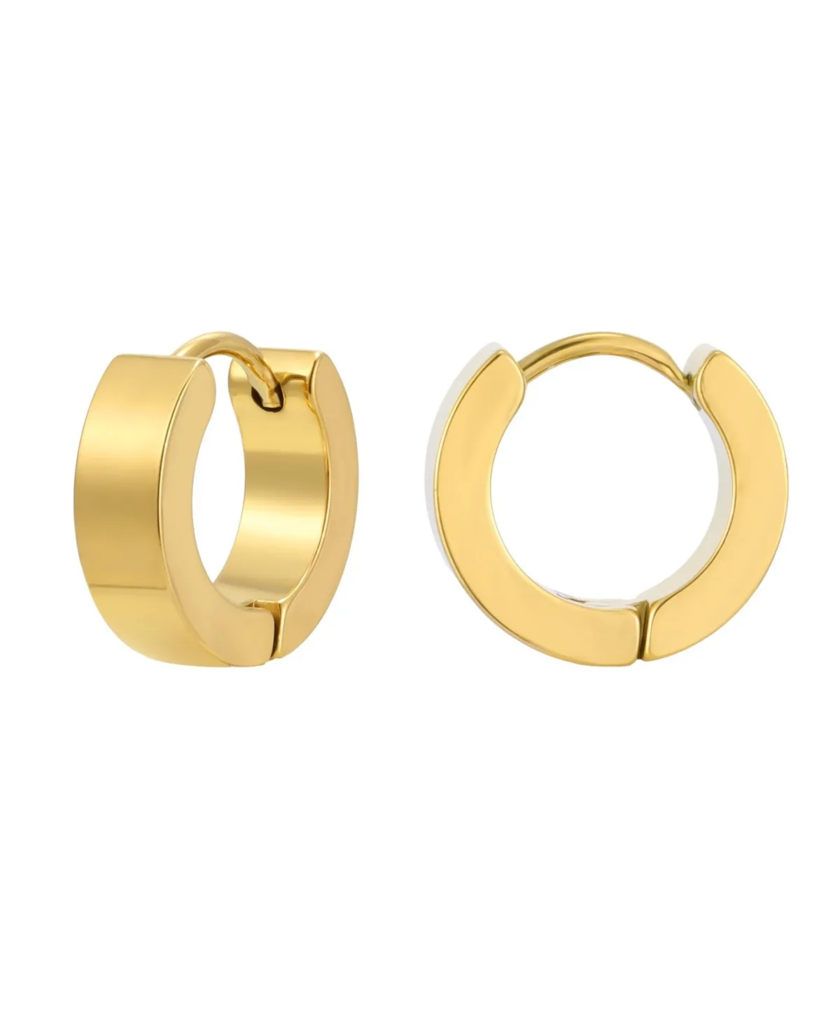 Gold-Tone Hoop Earrings by Adornia