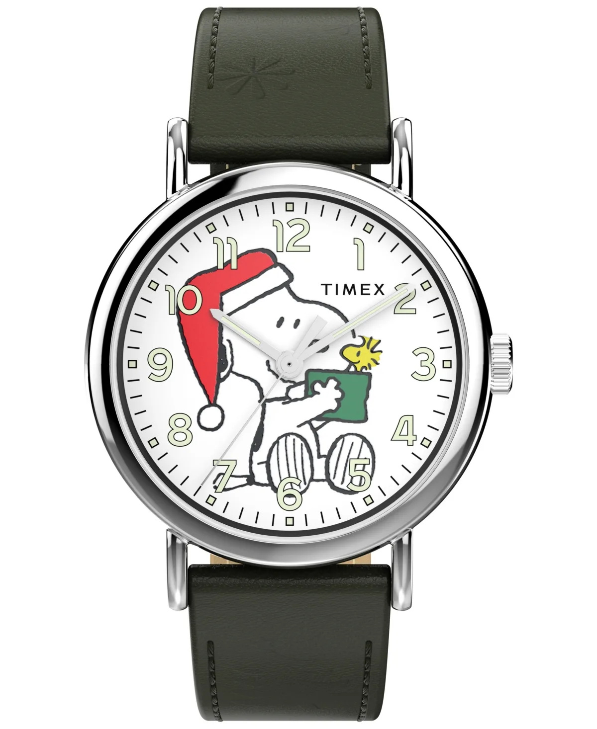 Quartz Analog Leather Watch, 40mm by Timex