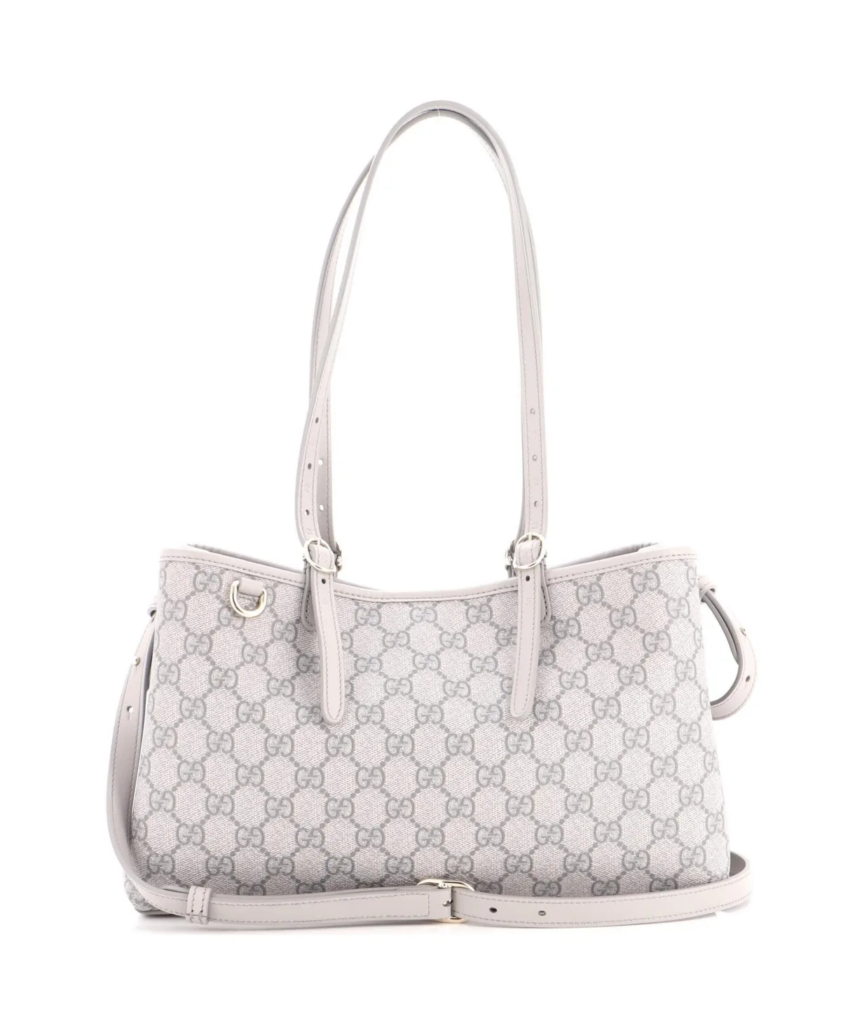 Pre-Owned Gucci Small Emblem Tote Gg Coated Canvas by Gucci