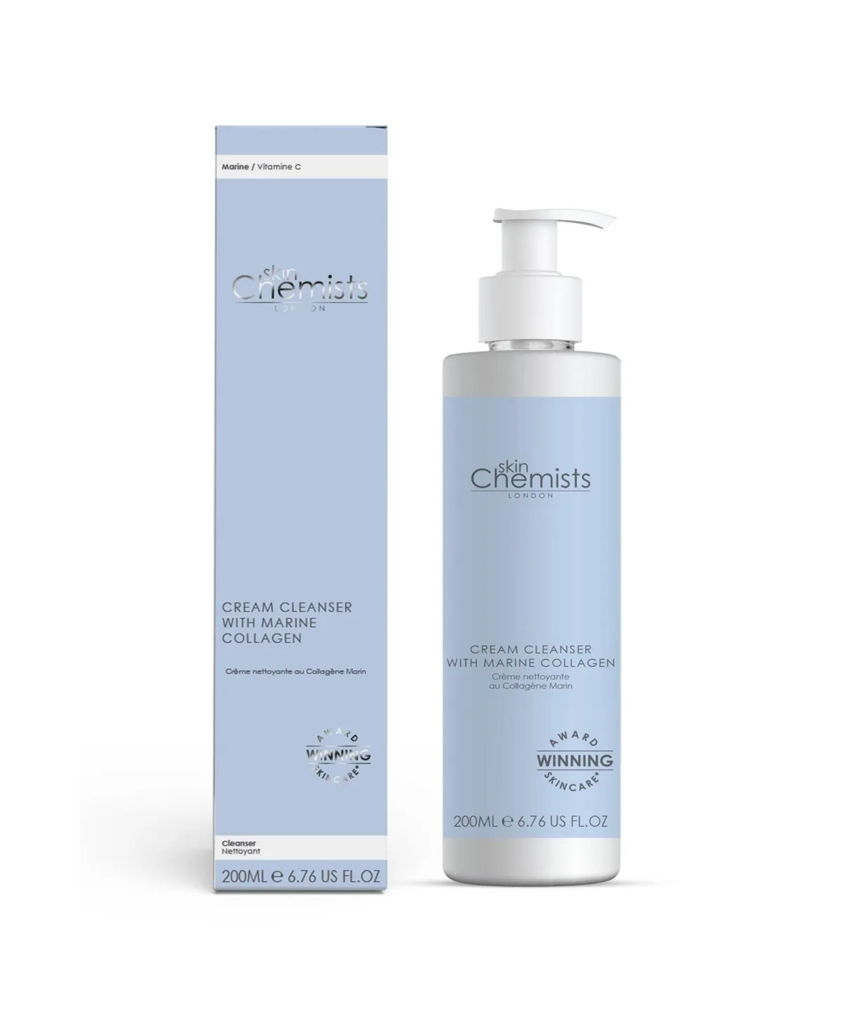 Anti-Aging Foaming Cleanser with Marine Collagen 200ml by Skinchemists