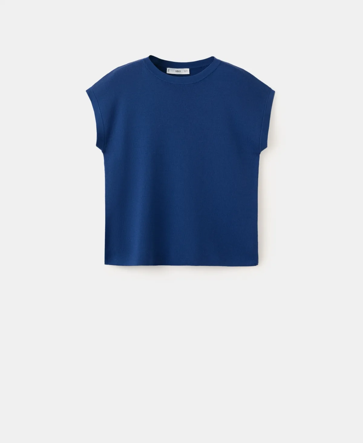 Short-Sleeve Cotton Sweater