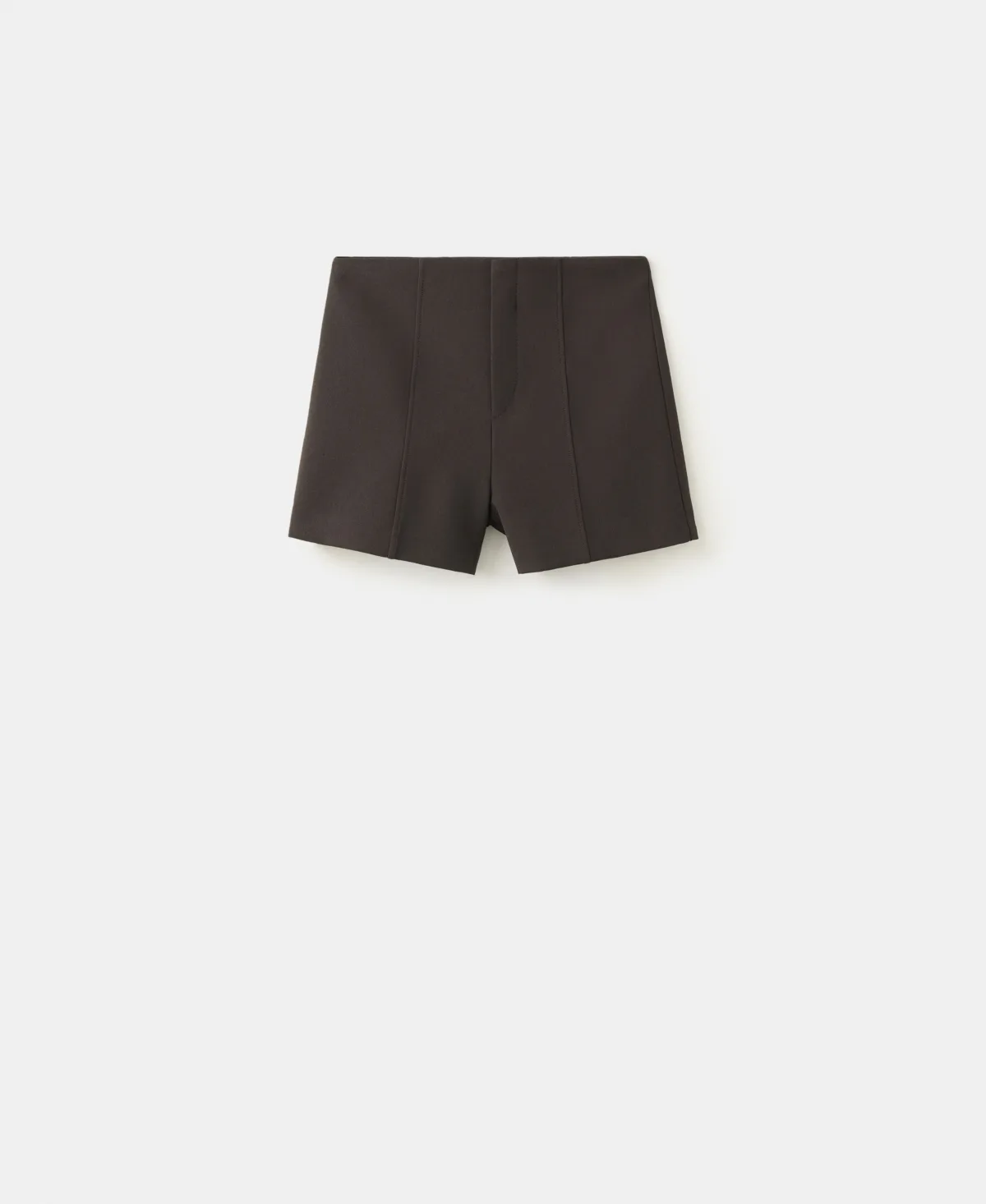 Fitted Solid Shorts by Mango