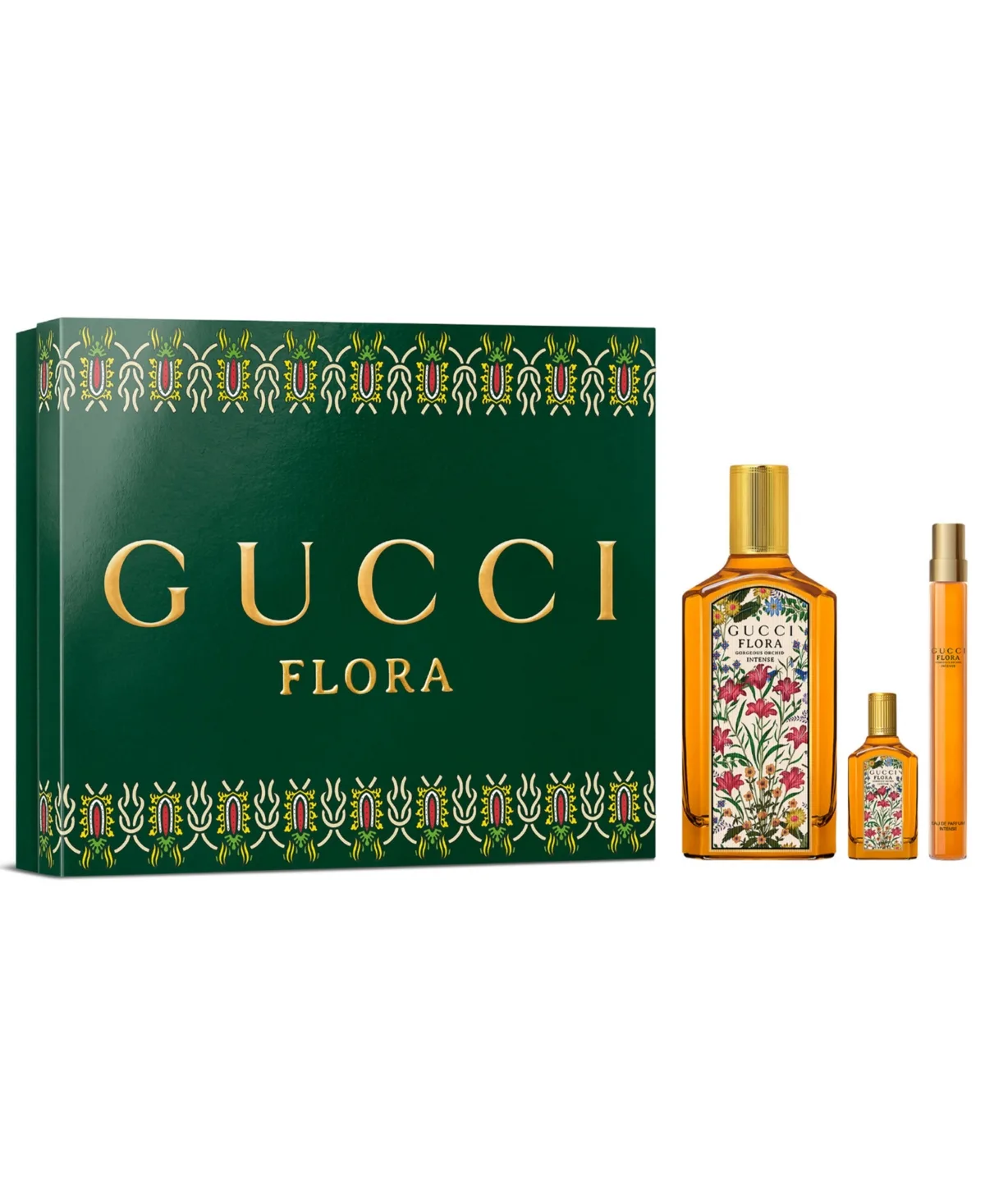 Gucci 3-Piece Flora Gorgeous Orchid Eau De Parfum Spray Gift Set by Gucci