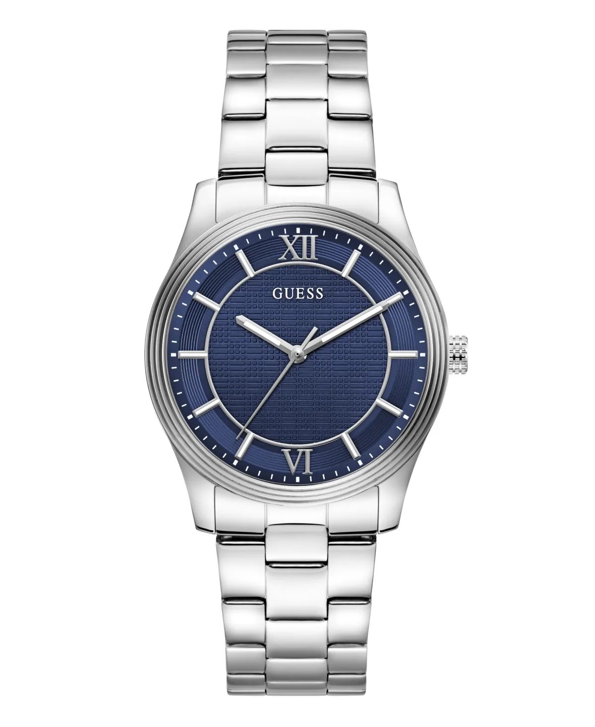 Silver-Tone Stainless Steel Watch 38mm by GUESS