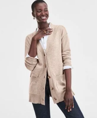 Button Front Cardigan by Charter Club