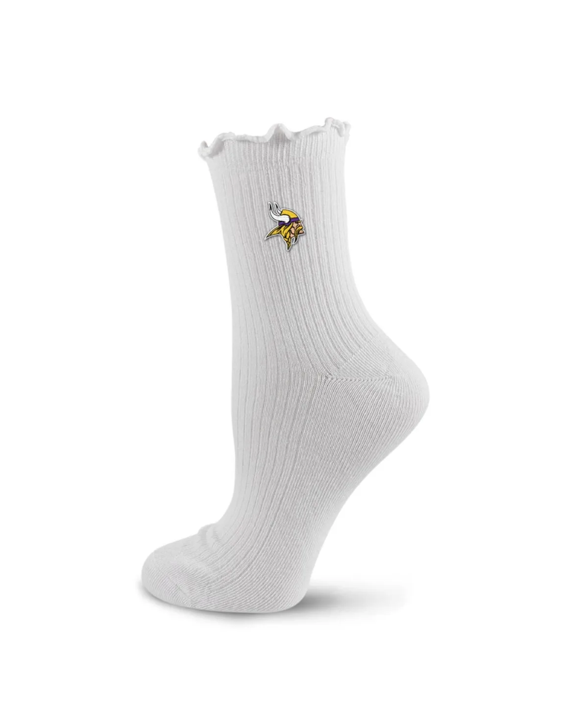 Minnesota Vikings Lettuce-Edge Quarter Socks by Pro Compression