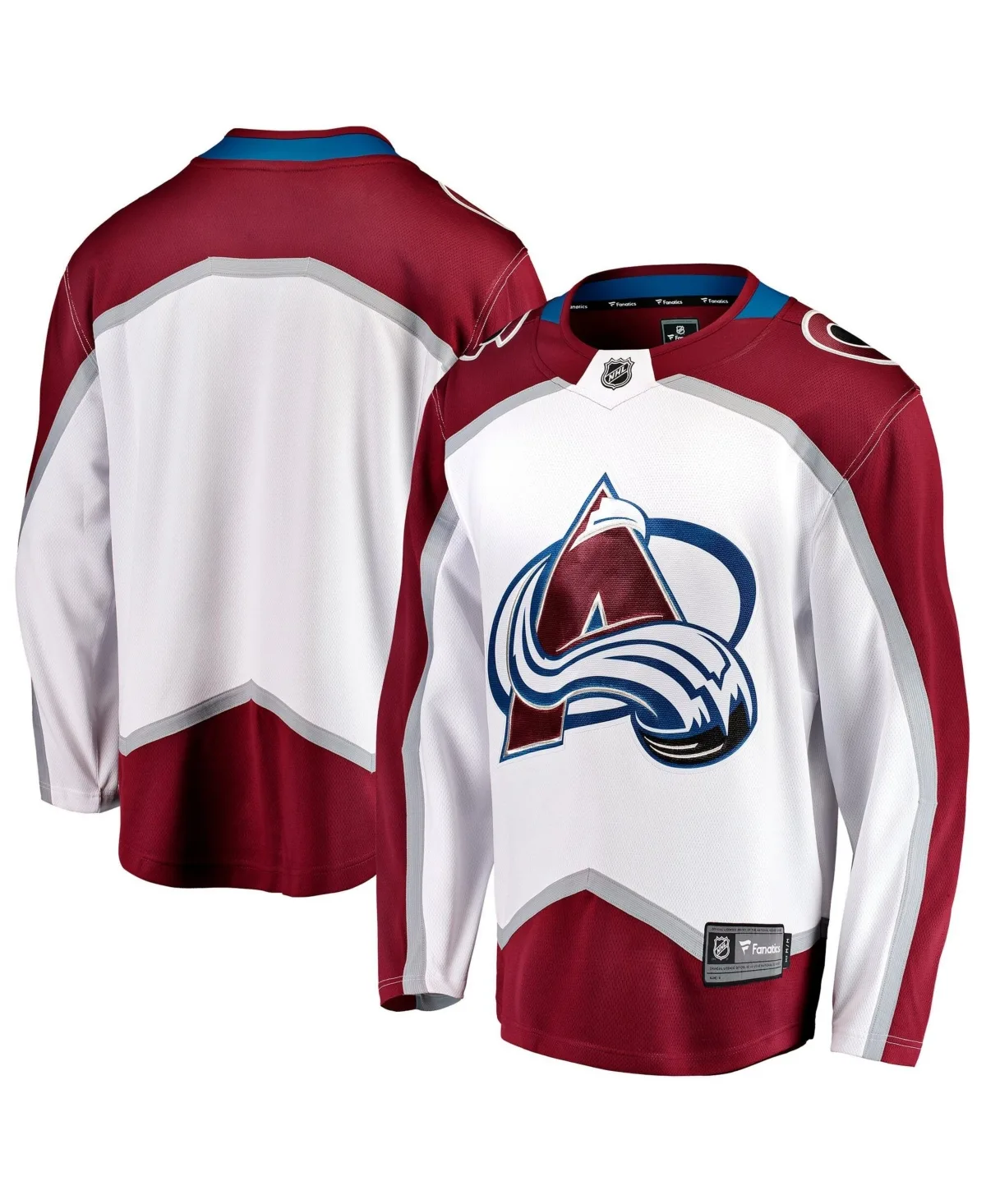 Colorado Avalanche Away Breakaway Jersey by Fanatics