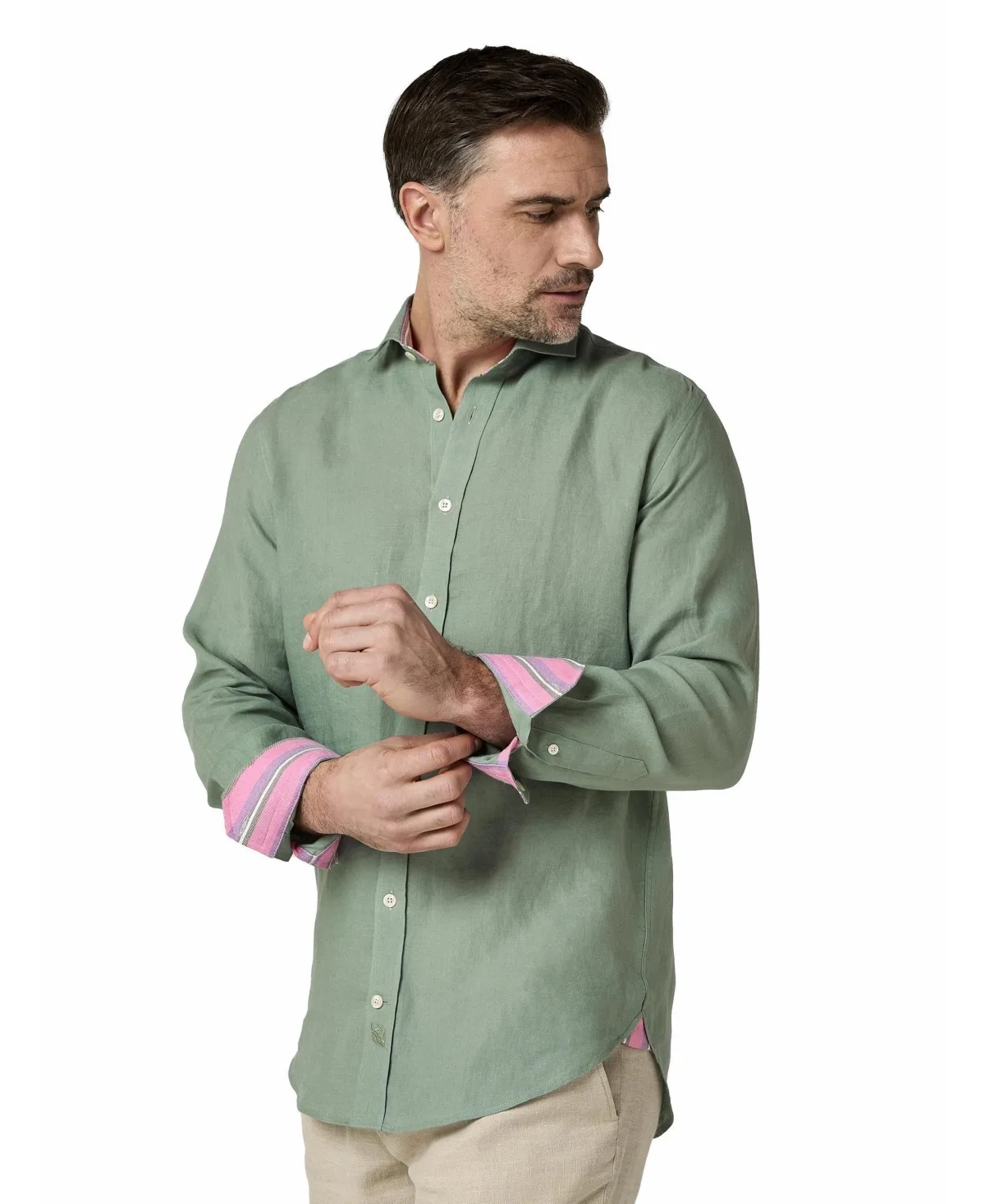 Classic Linen Long Sleeve Shirt by Koy Clothing