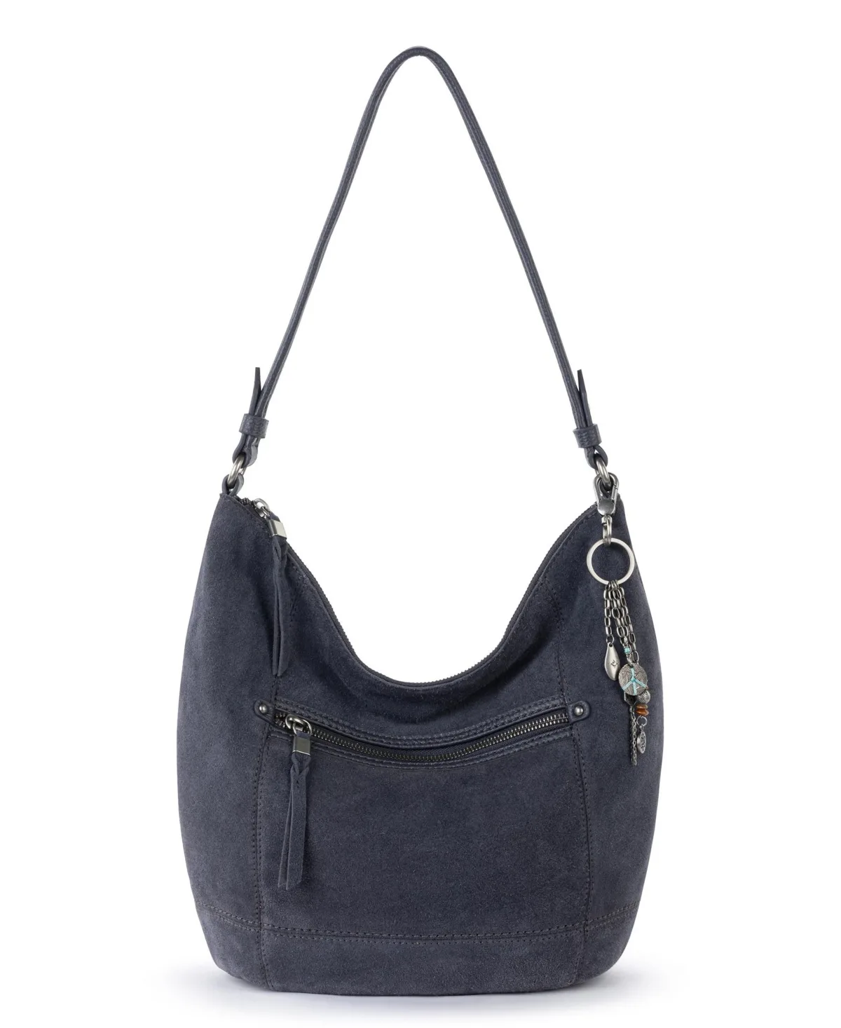 Sequoia Leather Medium Hobo Handbag