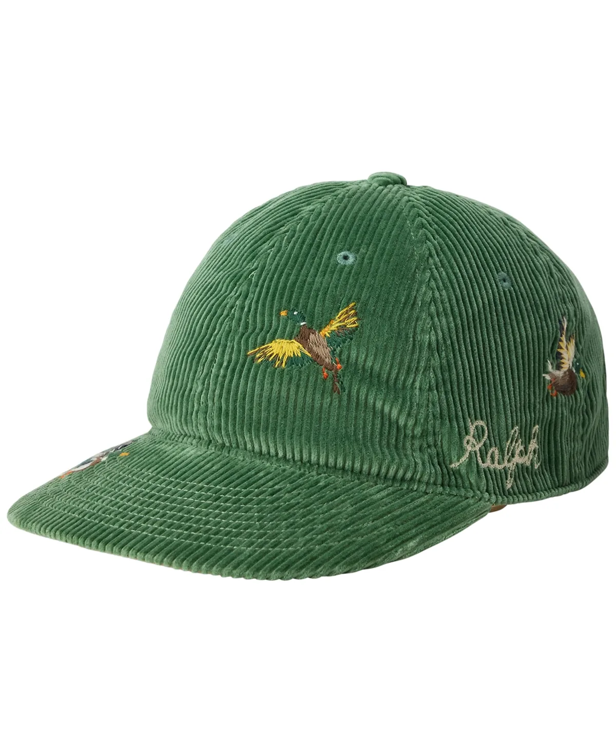 Corduroy Embroidered Adjustable Ball Cap by Polo Ralph Lauren