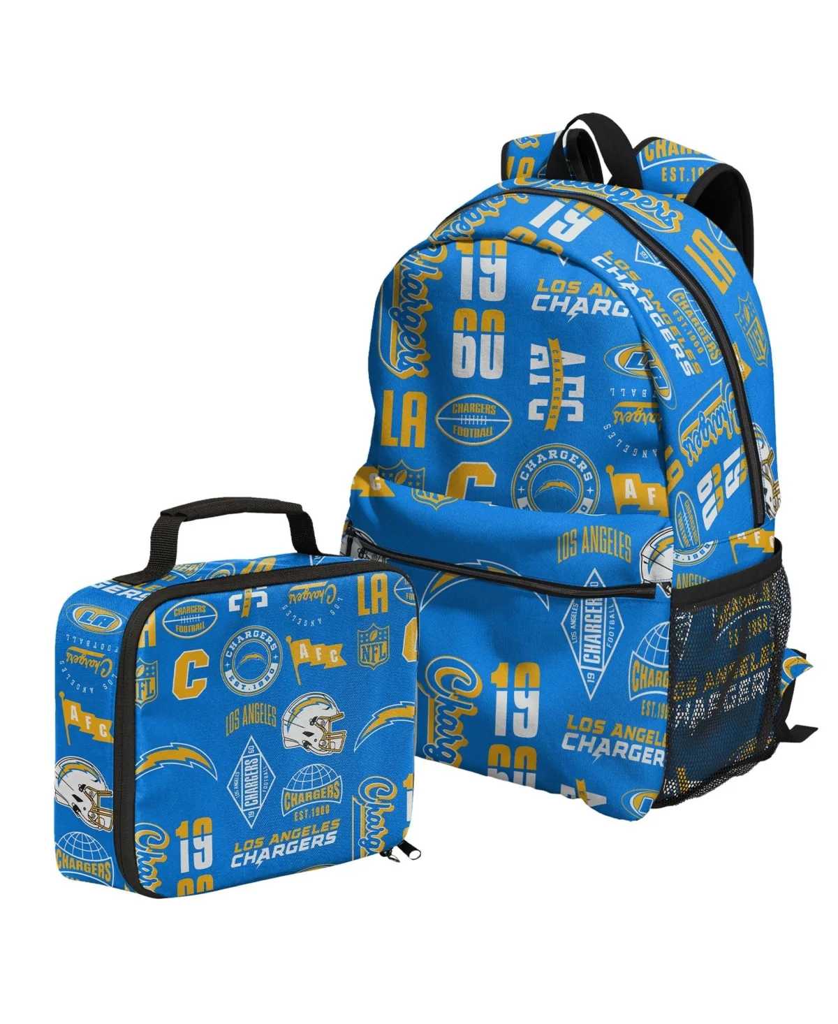 Sports Theme Adjustable Backpack and Lunch Box, 2-Piece Set by Outerstuff