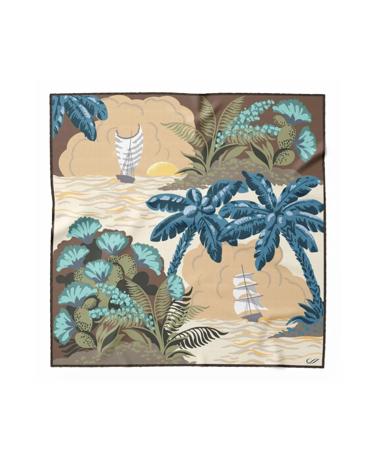 Isola Silk Pocket Square by Elizabetta