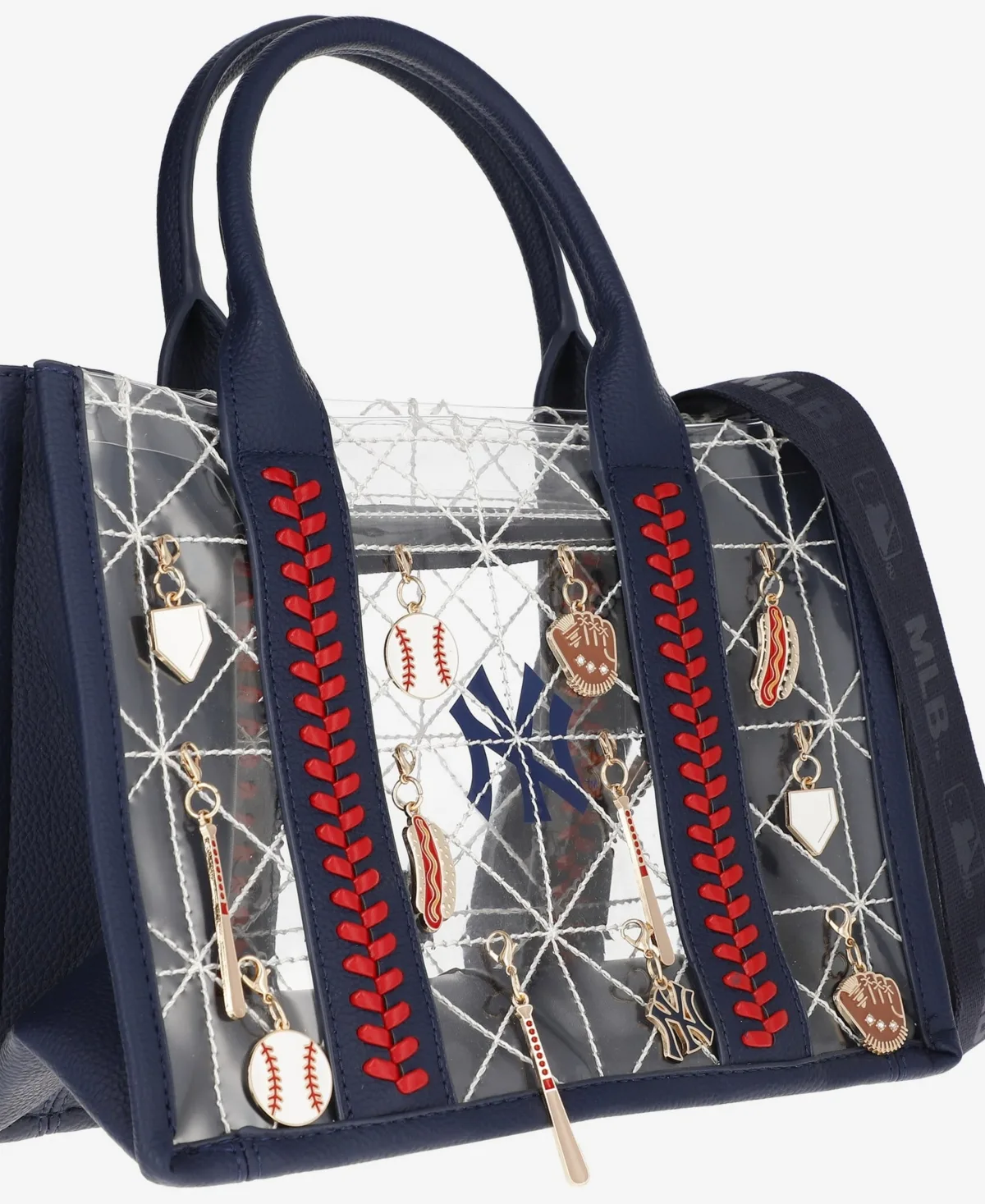 New York Yankees Charmed Whipstitch Enamel Charms Tote by Montana West