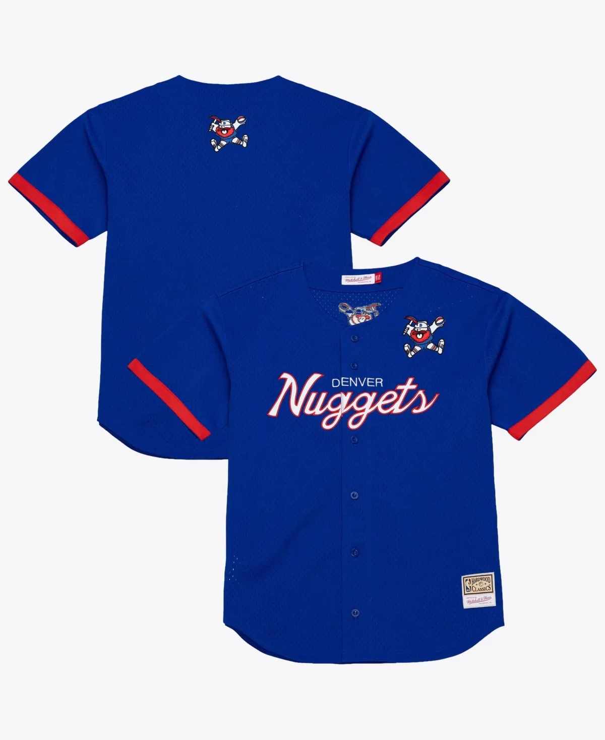 Denver Nuggets Hardwood Classics Head Coach Mesh Full-Button Fashion Jersey