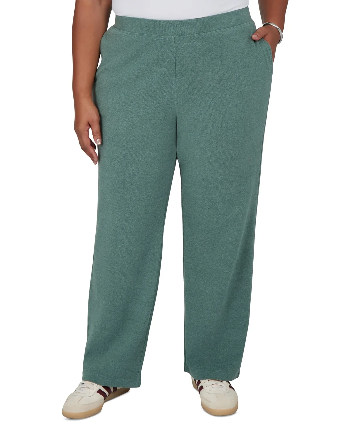 Pull-On Straight Pants