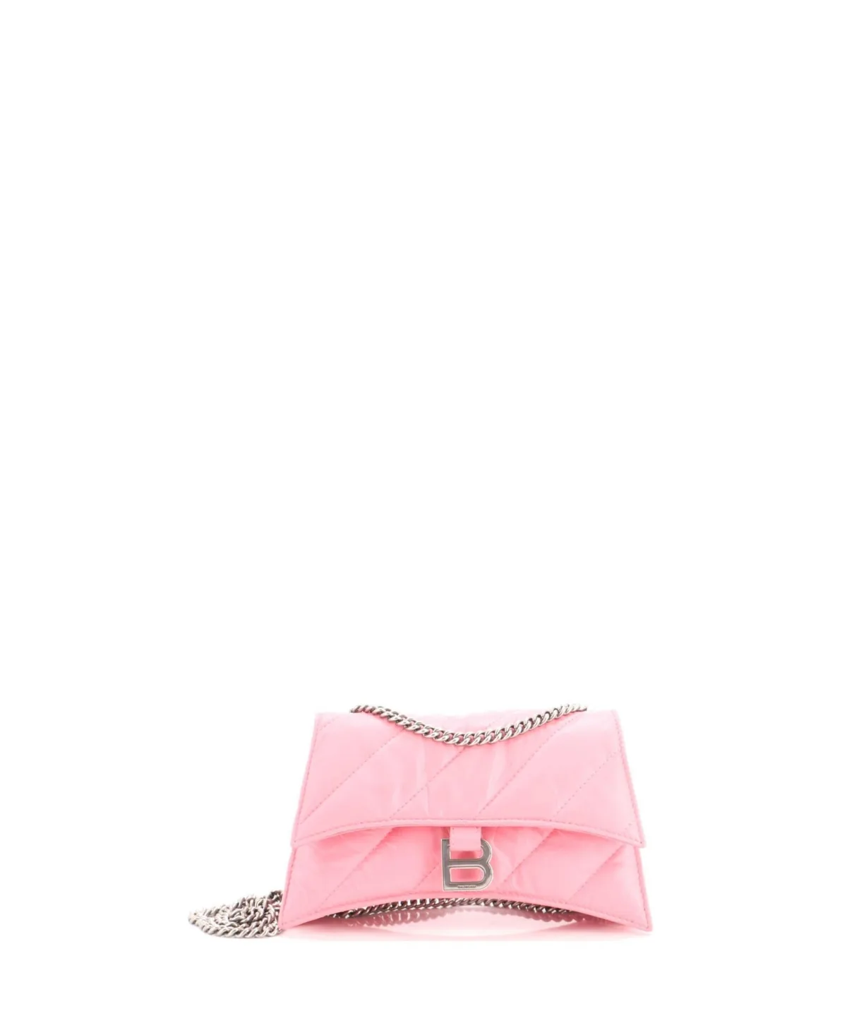 Pre-Owned XS Crush Chain Flap Bag Quilted Crushed Calfskin by Balenciaga