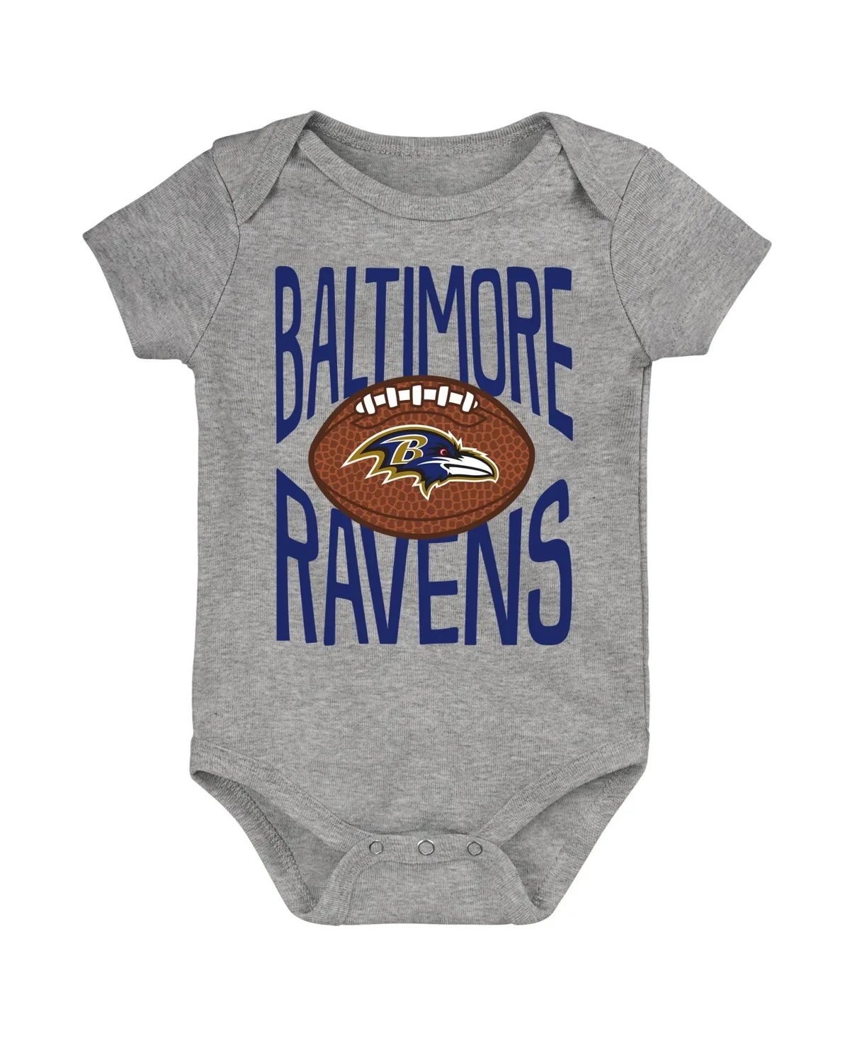 Baltimore Ravens for the Ball Snap-Bottom Bodysuit by Outerstuff