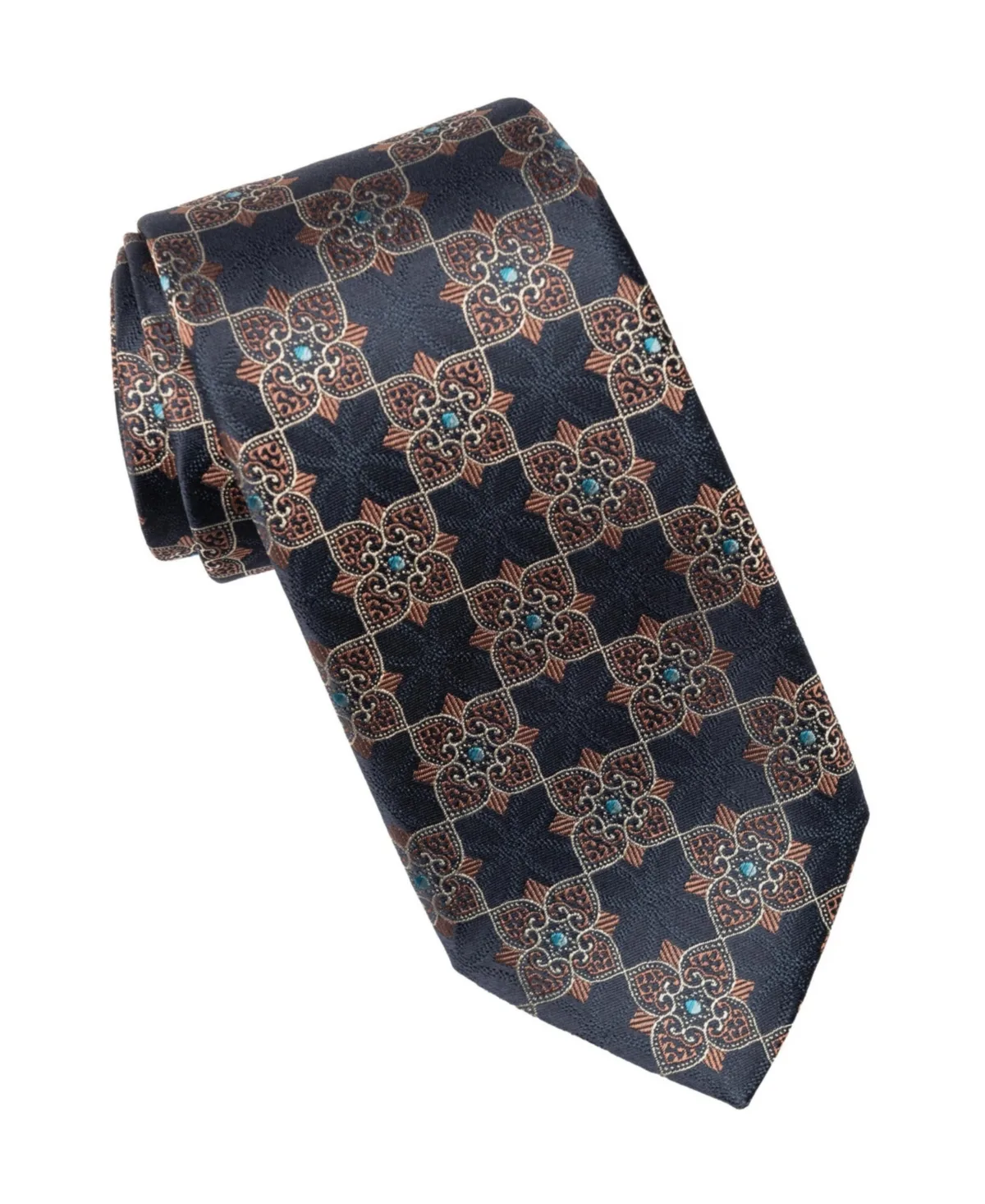 Amalfi Silk Jacquard Extra Long Tie