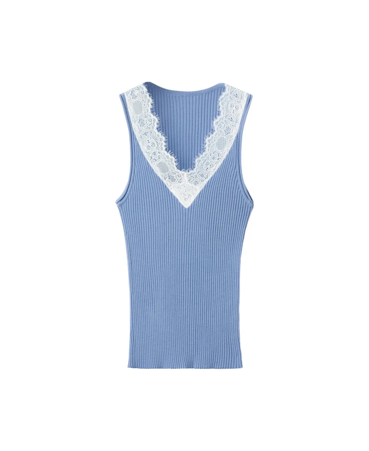 Lace Lyocell Top by Mango