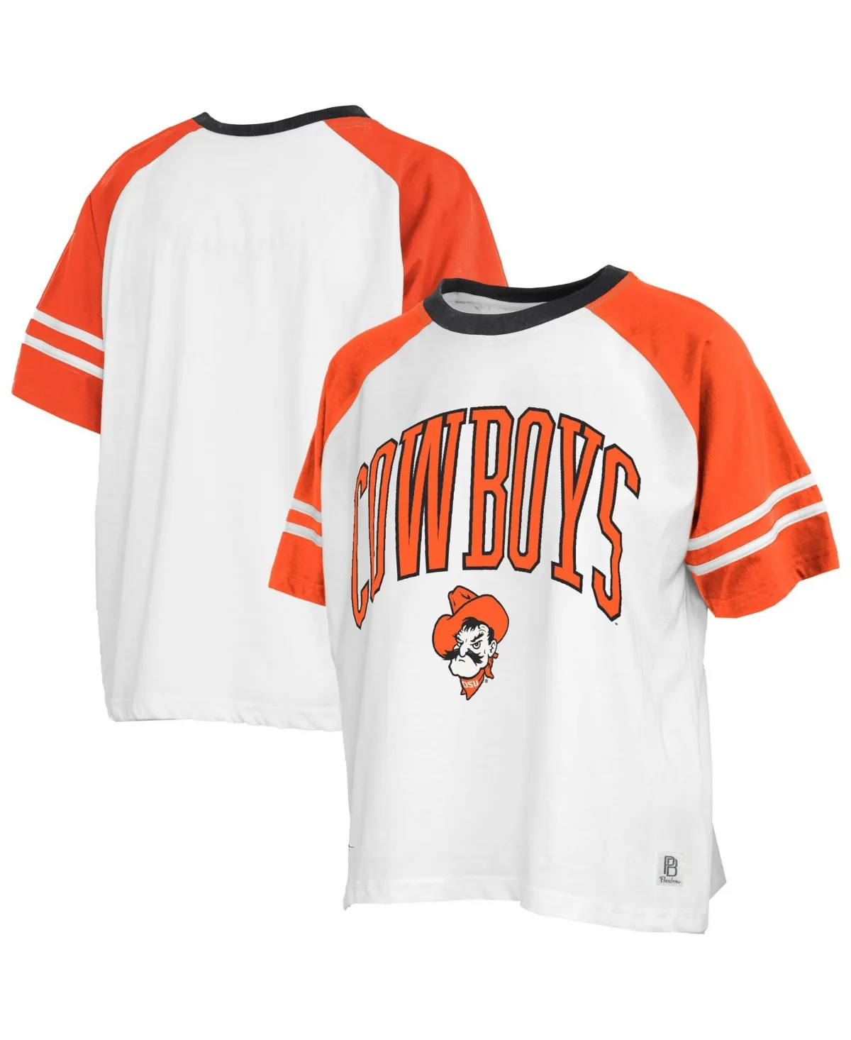 Oklahoma State Cowboys Sky Oversized Colorblock T-Shirt by Pressbox