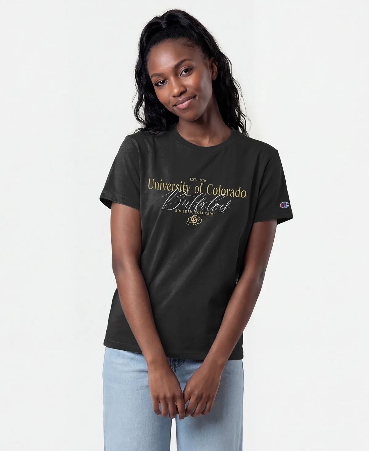 Graphic Crew Neck T-Shirt by Champion