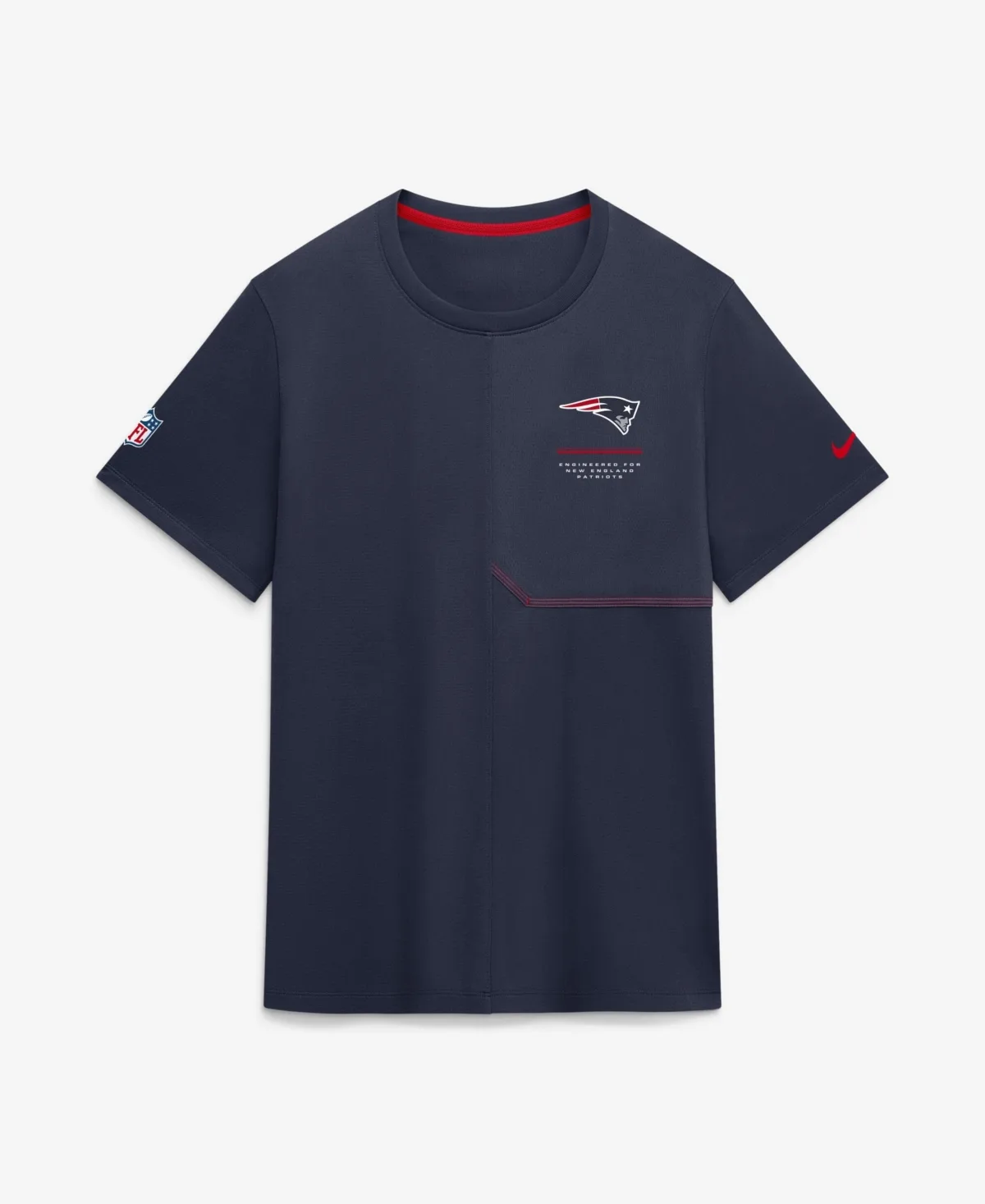New England Patriots Sideline UV Dri-Fit Coaches Shirt by Nike