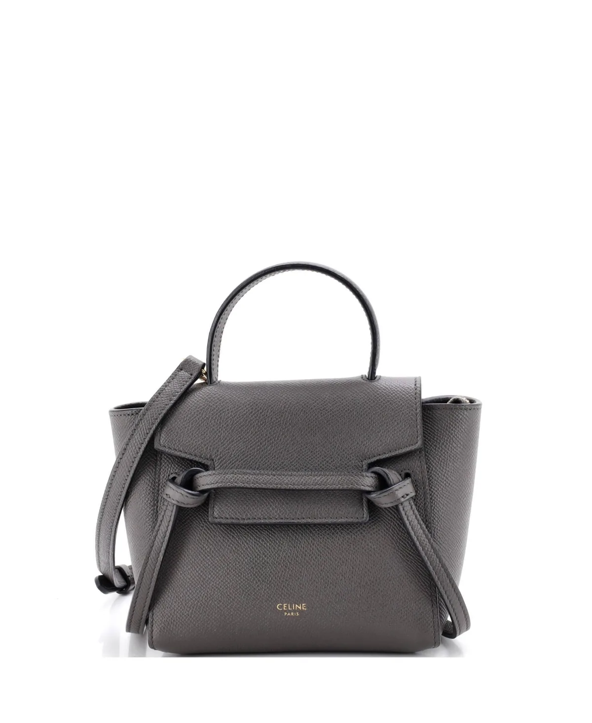 Pre-Owned Celine Pico Belt Bag Textured Leather