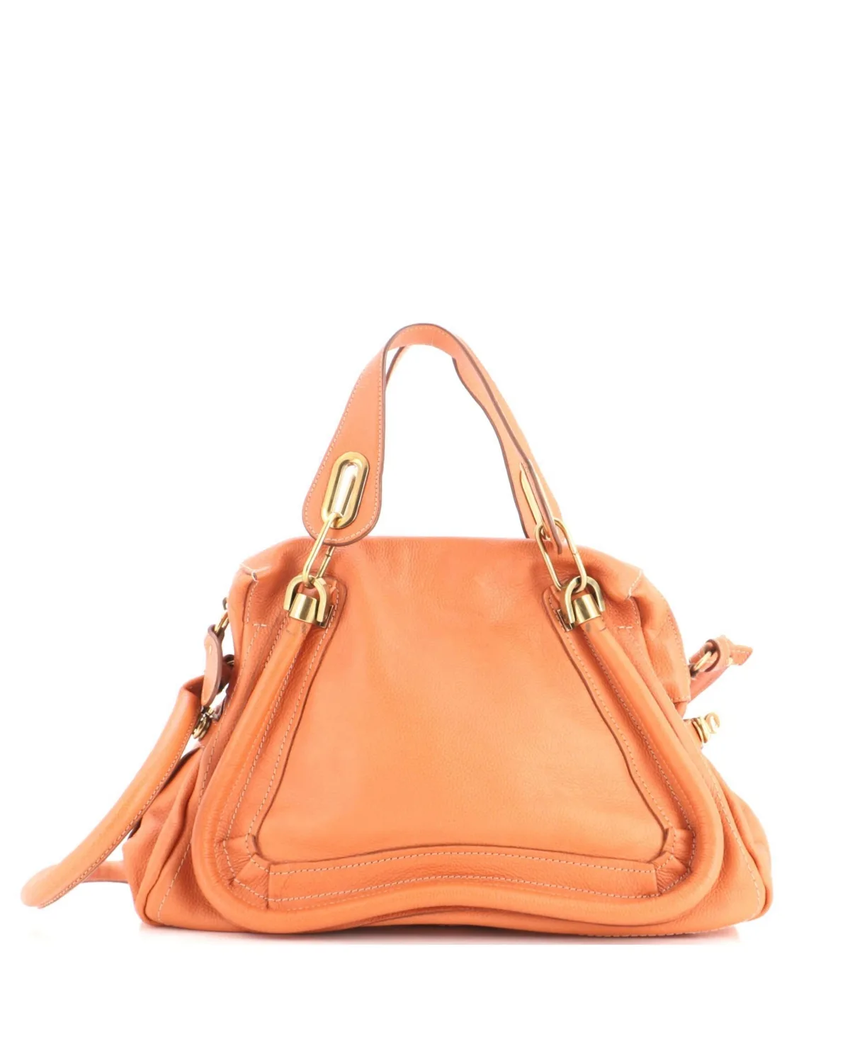 Pre-Owned Chloe Medium Paraty Top Handle Bag Leather by Chloé