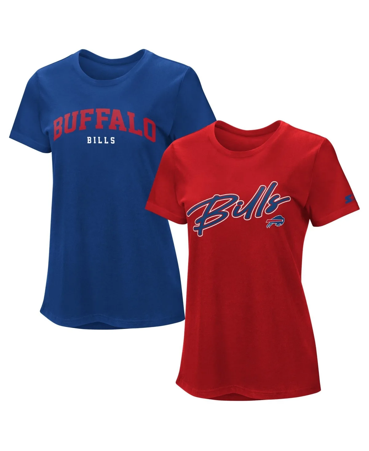 2-Piece Royal/Red Buffalo Bills Combo Pack T-Shirt by Starter